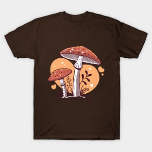 Amanita Muscaria Cottagecore Aesthetic T-Shirt